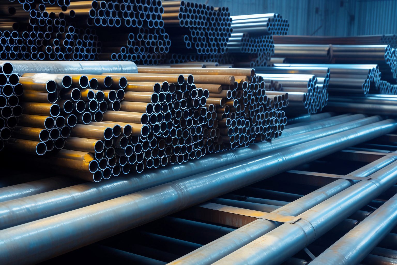 Rectangular HSS steel tubing cut lengths